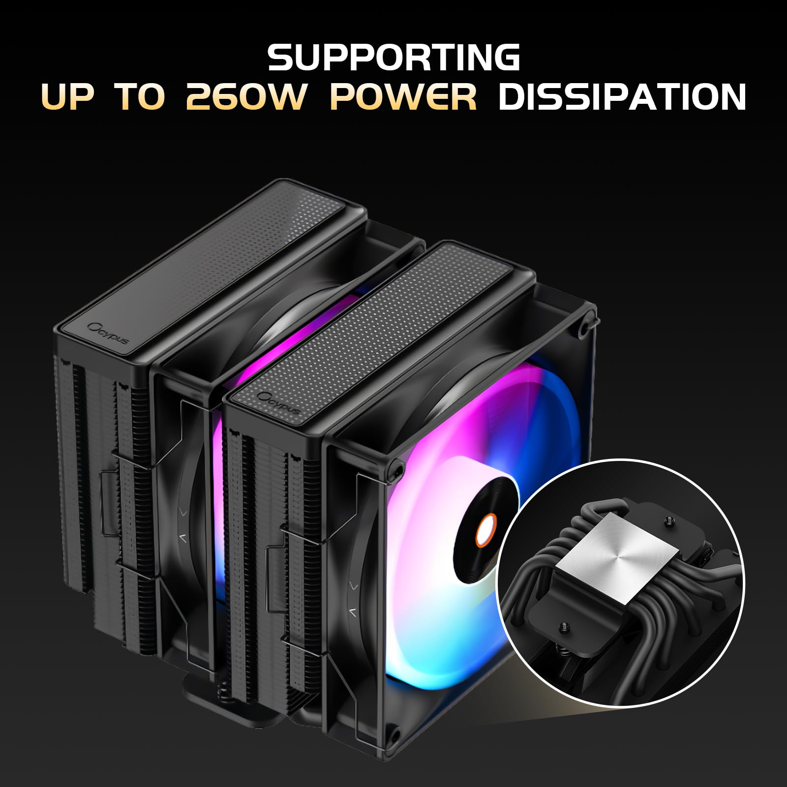 Iota A62 CPUクーラー ヒートパイプ 120mm Amazon.co.jp: Ocypus Delta A62 ARGB CPUエアクーラー、120mm PWM